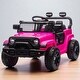 preview thumbnail 15 of 26, 24V Kids Ride On Car with Remote Control, Four-Wheel Suspension, Bluetooth, MP3, LED Headlights for Kids 3 Years Old Pink