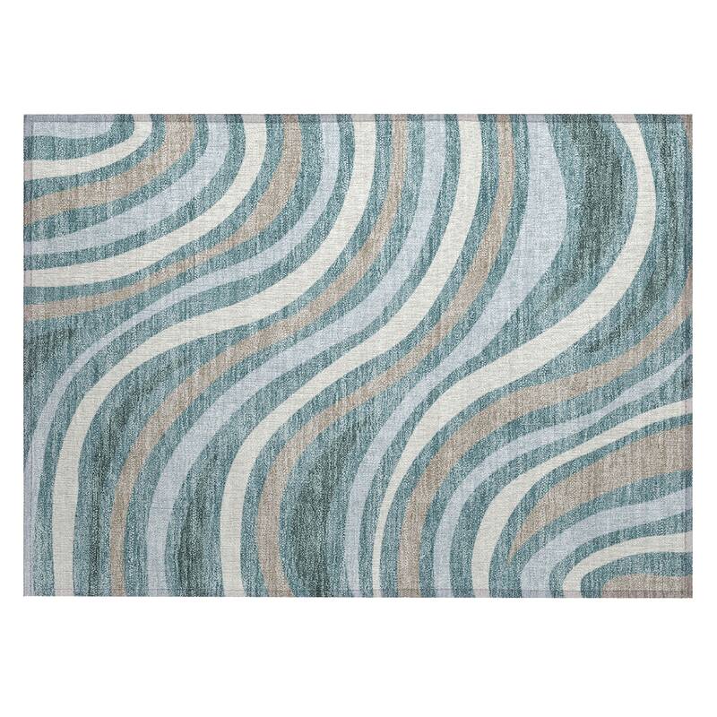 Machine Washable Indoor/ Outdoor Traditional Mimi Chantille Rug