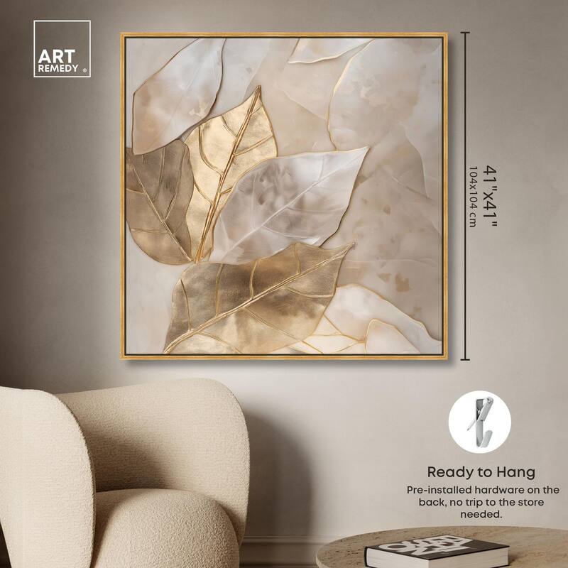 Golden Boughs Canvas by Art Remedy