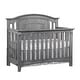 preview thumbnail 2 of 0, Oxford Baby Willowbrook 4 In 1 Convertible Crib - UPS Graphite Gray