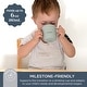 preview thumbnail 3 of 3, Dreambaby Silicone No-Spill Drink and Snack Cup, Seafoam