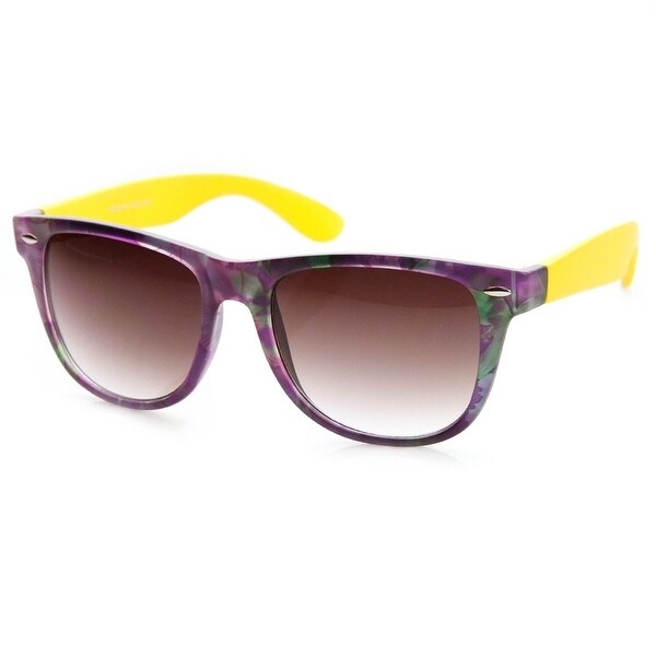 flower rimmed sunglasses