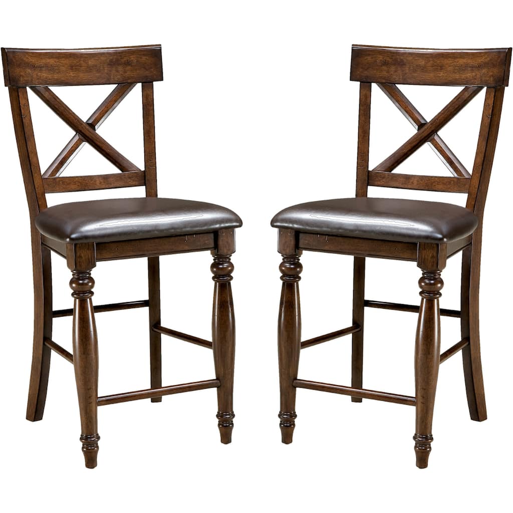 Kingston Raisin X-Back Barstool (Set of 2)
