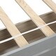 preview thumbnail 3 of 9, Elevate Your Bedroom Style with Our Twin Wood Platform Bed - Featuring 2 Drawers and a Stylish Headboard - Twin Size, Gray