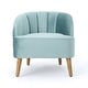 preview thumbnail 16 of 49, Roomfitters Modern Velvet Accent Chair, Upholstered Barrel Chair with Wooden Legs