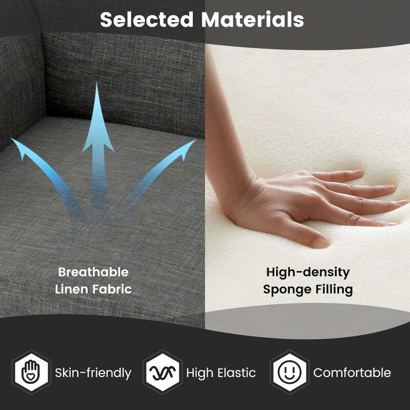 Ergonomic Executive Armchair with Soft Velvet and Rubber Wood Legs