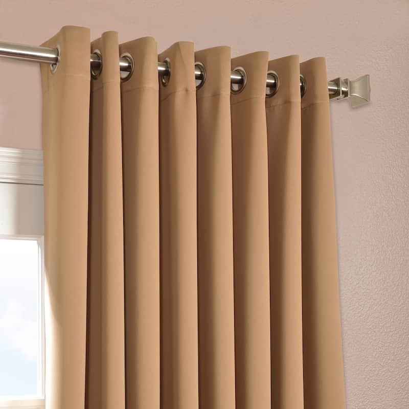 Exclusive Fabrics Extra Wide Room Darkening Grommet Curtain Panel - 100 x 108