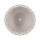 preview thumbnail 33 of 32, Plant Pot - Ivory Ceramic Round Iridescent Floral Crown, 6"