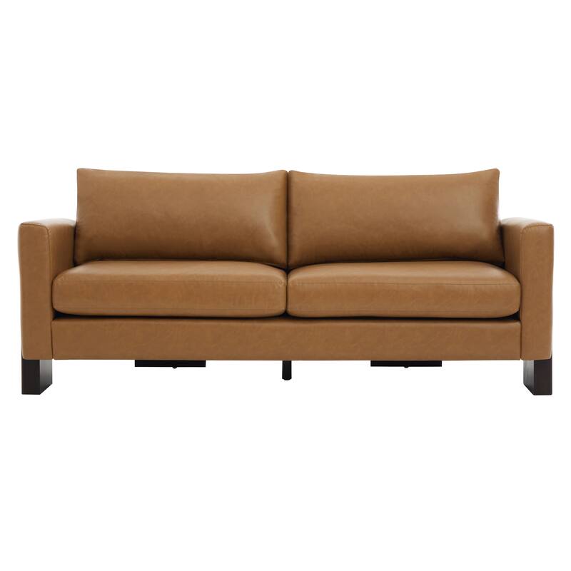Christopher Knight Home - American Modern 3-Seater Upholstered Sofa and 2 Accent Chairs Set with Rubberwood Legs