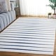 preview thumbnail 1 of 0, SAFAVIEH Groove Angelka Modern Rug 8' x 10' - Ivory/Blue - Rectangle