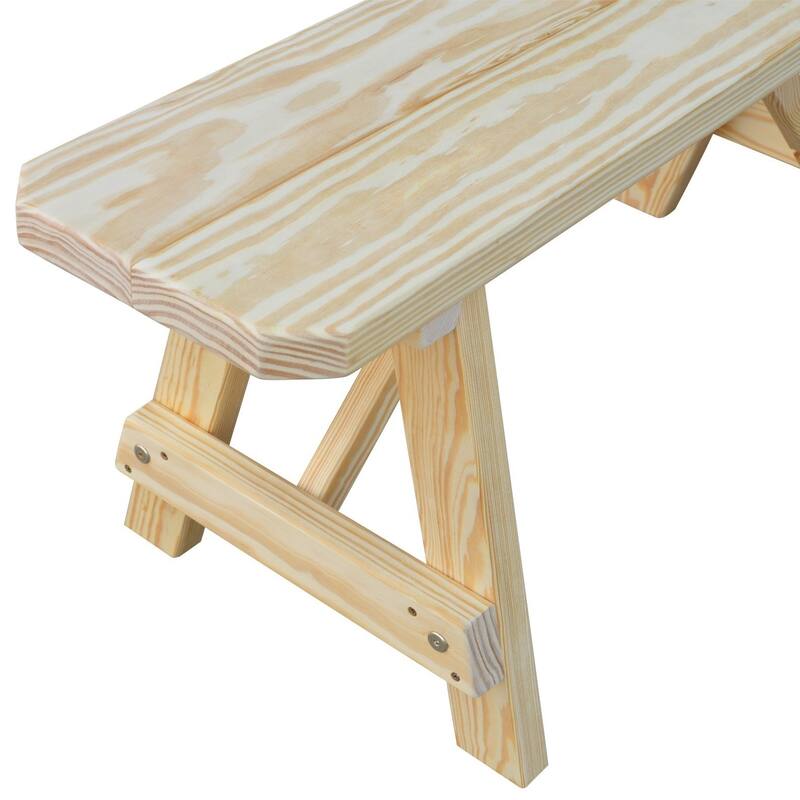 Pine 4' Traditional Bench