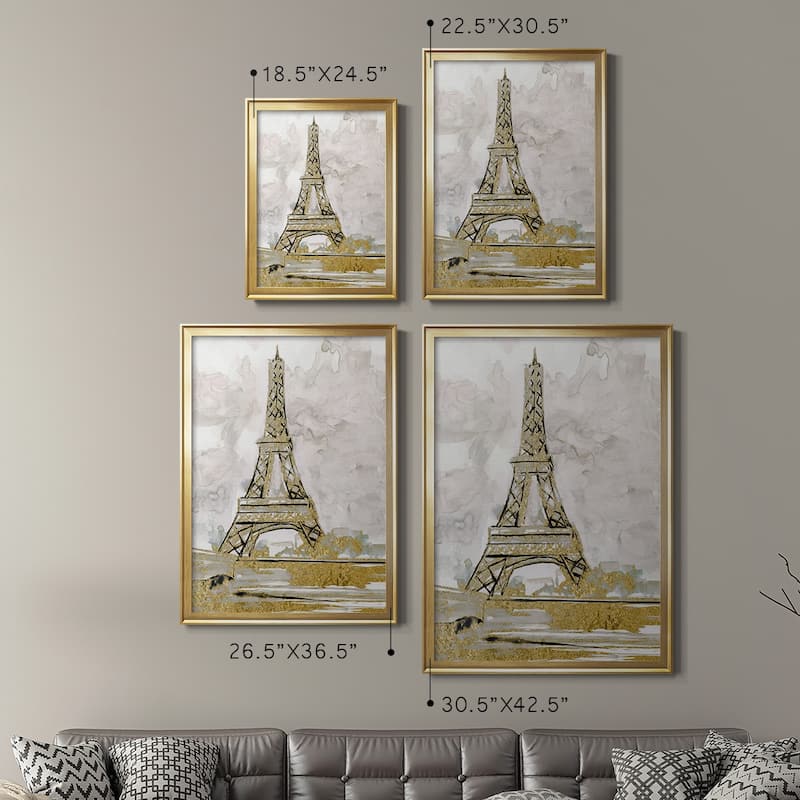 Eiffel Tower Glitz Premium Framed Print - Ready to Hang