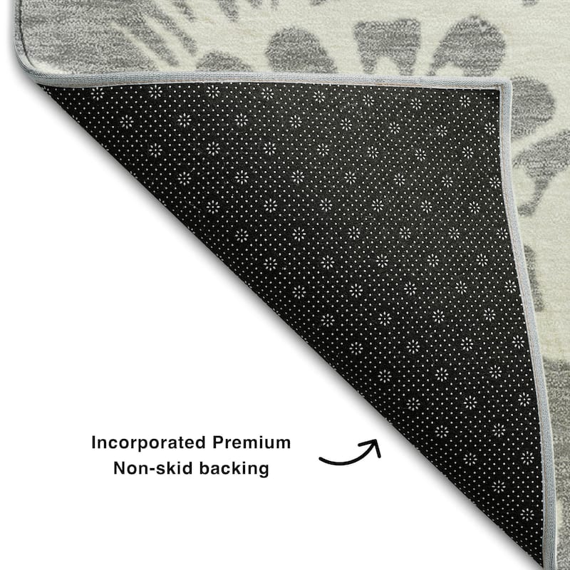 Premium Washable Super Soft Modern Floral Mayfield Rug