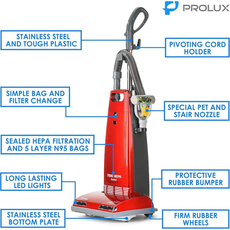 Prolux 7000 Upright Sealed HEPA Vacuum