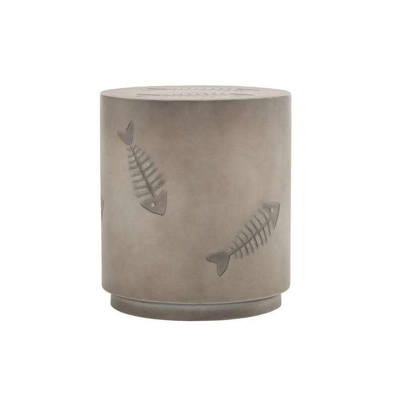 Axel Indoor/Outdoor 16" MGO Light Weight Side Table by Christopher Knight Home - 16.00" W x 16.00" L x 18.96" H