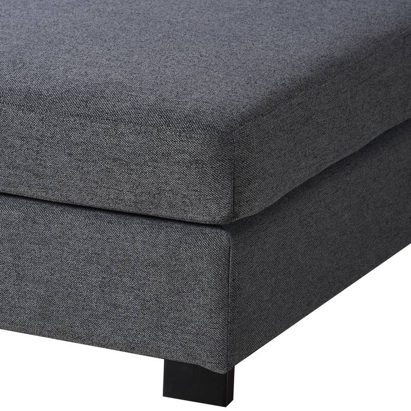 3 Pieces UShaped Sofa with Removable Ottomans Bed Bath & Beyond