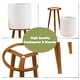 preview thumbnail 9 of 11, Distressed White Cachepot Planters with Bronze Metal Stands (Set of 2)