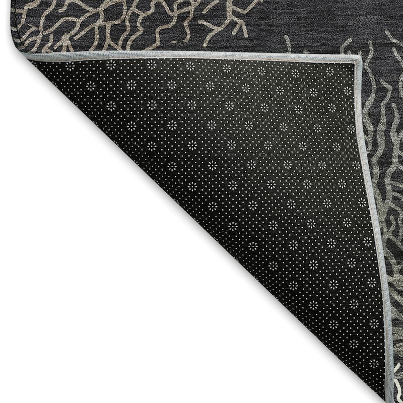 Premium Washable Super Soft Coastal Coral Mayfield Rug