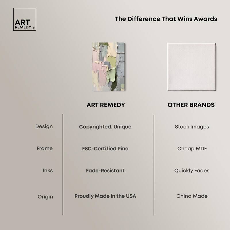 Creamy Contours II Canvas by Art Remedy, Gallery Wrapped