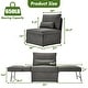 preview thumbnail 3 of 6, 5-in-1 Convertible Multi-fuction Sofa Chair Bed Sleeper