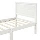 preview thumbnail 7 of 11, Twin Size Wooden Bed Frame with Headboard, Sturdy Platform Base with Slats, No Box Spring Needed