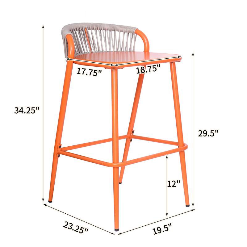 Christopher Knight Home - Samantha Outdoor Aluminum Barstools (Set of 4)