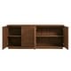 preview thumbnail 9 of 18, Render 4-Door Fluted Sideboard Cabinet TV Stand