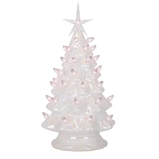 Pearl White Ceramic Christmas Tree