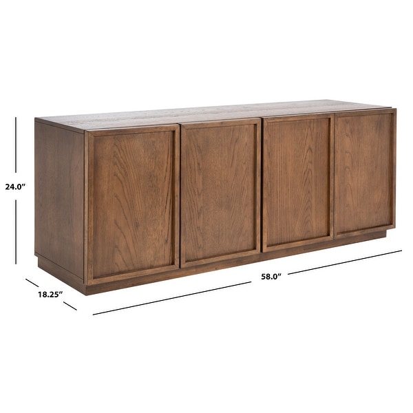 SAFAVIEH Couture Zeus 58-Inch Wood TV Stand, Modern - 58