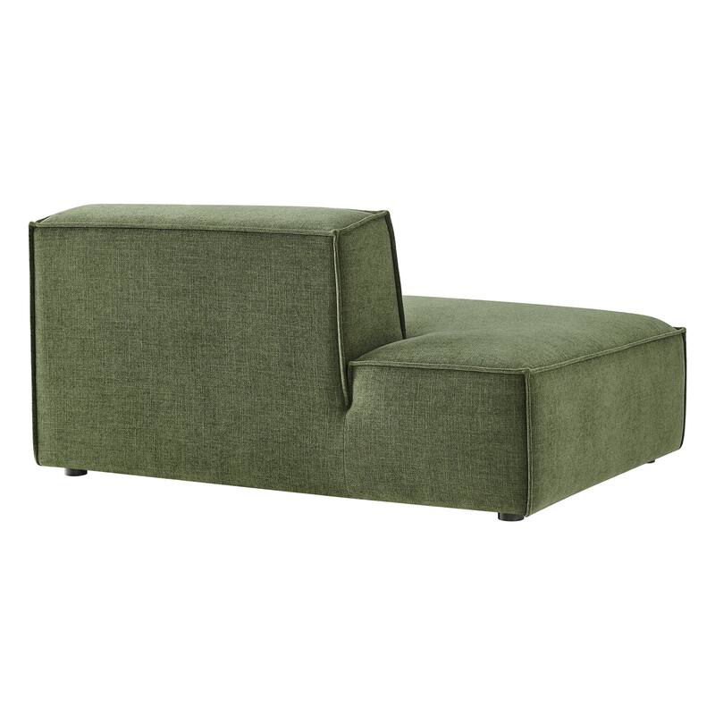 Restore Performance Fabric Upholstered Left-Facing Armless Modular Chaise