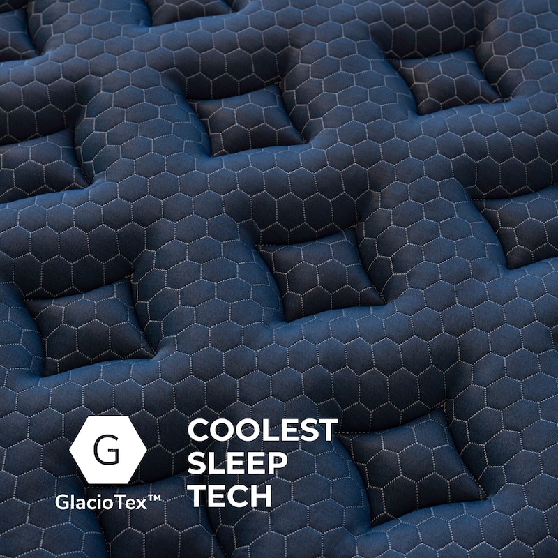 Brooklyn Bedding Signature Hybrid Mattress with Glaciotex Pillowtop - Twin, Firm