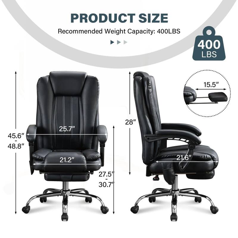 Comfortable Reclining Office Chair with Advanced Massage