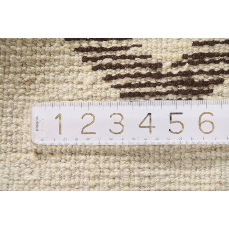 Anatolian Tribal Oriental Runner Rug Hand-knotted Wool Carpet - 3'1"x 12'9"