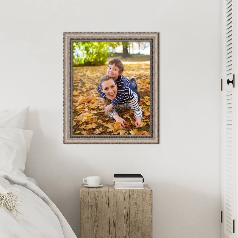 Lyla Ornate Silver Framed Picture Frame, Photo Frame