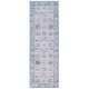 preview thumbnail 13 of 19, SAFAVIEH Tucson Erina Machine Washable Slip Resistant Shabby Chic Rug 2'6" x 8' Runner - Blue/Beige - Runner