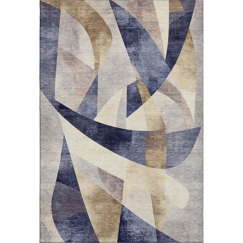 Premium Washable Super Soft Abstract Contemporary Mayfield Rug