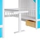preview thumbnail 116 of 156, Modern Style Wooden Bunk Bed with Changeable Table, Upper Bed and Down Desk