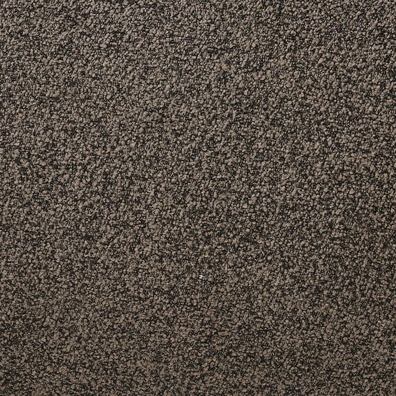 Scott Living - Sabbo Modern Boucle Upholstered 360° Swivel Accent Chair, Walnut-Finished Solid Wood Base & Ergonomic Curved Back