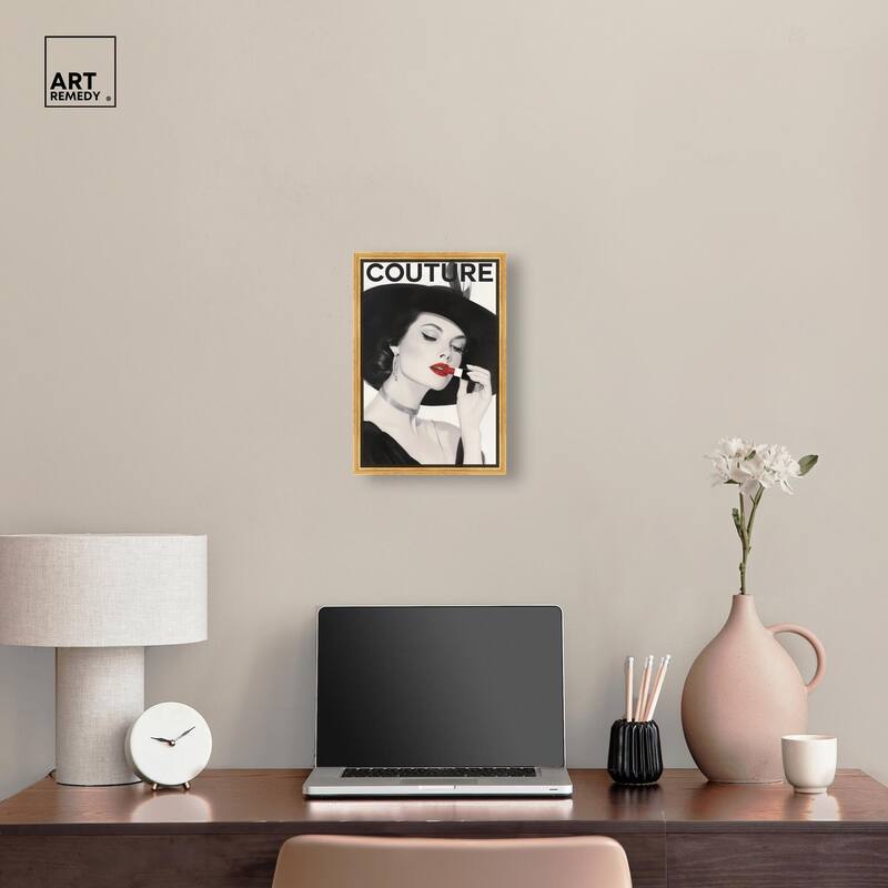 Lipstick Magazine Cover Canvas by Art Remedy