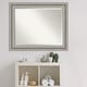 preview thumbnail 9 of 36, Beveled Bathroom Wall Mirror - Parlor Silver Frame