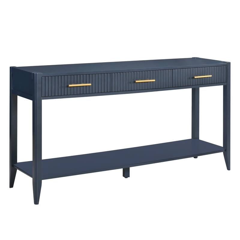 For Entry with Vertical Stripe Drawer Consoles