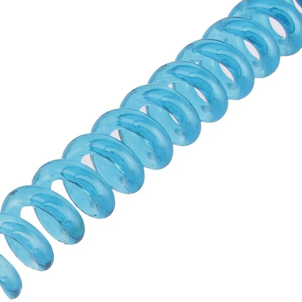 Rubber sales spiral keychain
