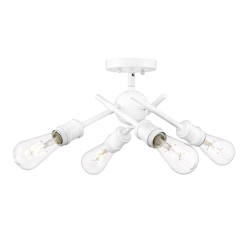 Axel 6.5" Wide 4-Light Semi-Flush