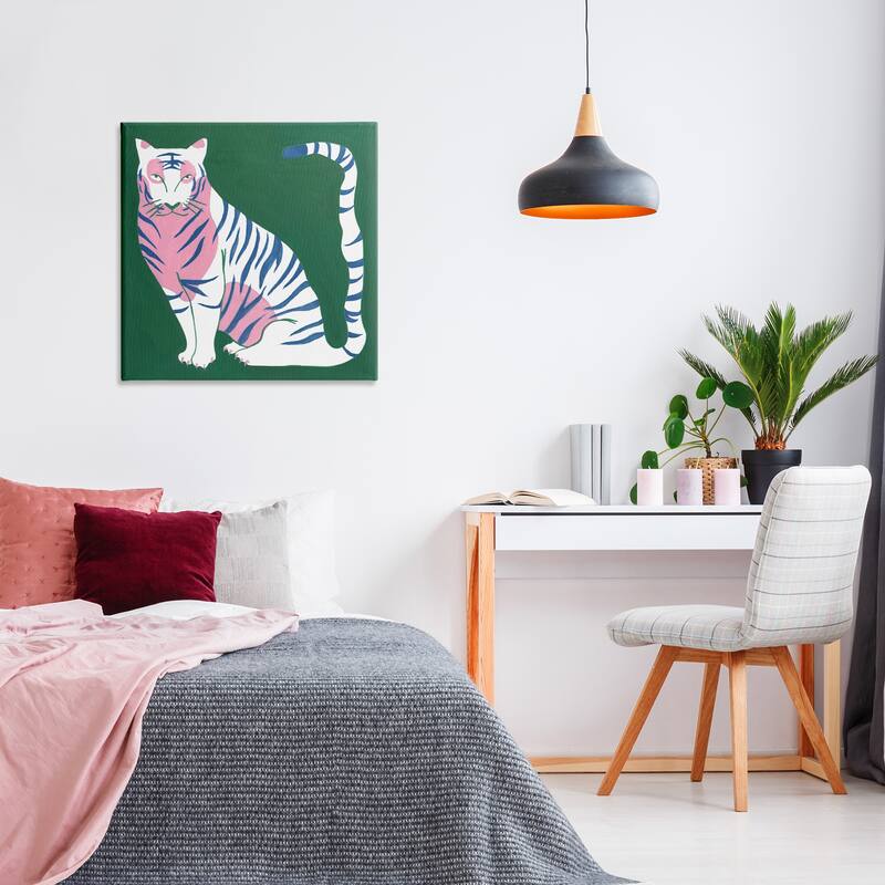 Stupell Fierce Modern Tiger Canvas Wall Art Design By Melissa Wang