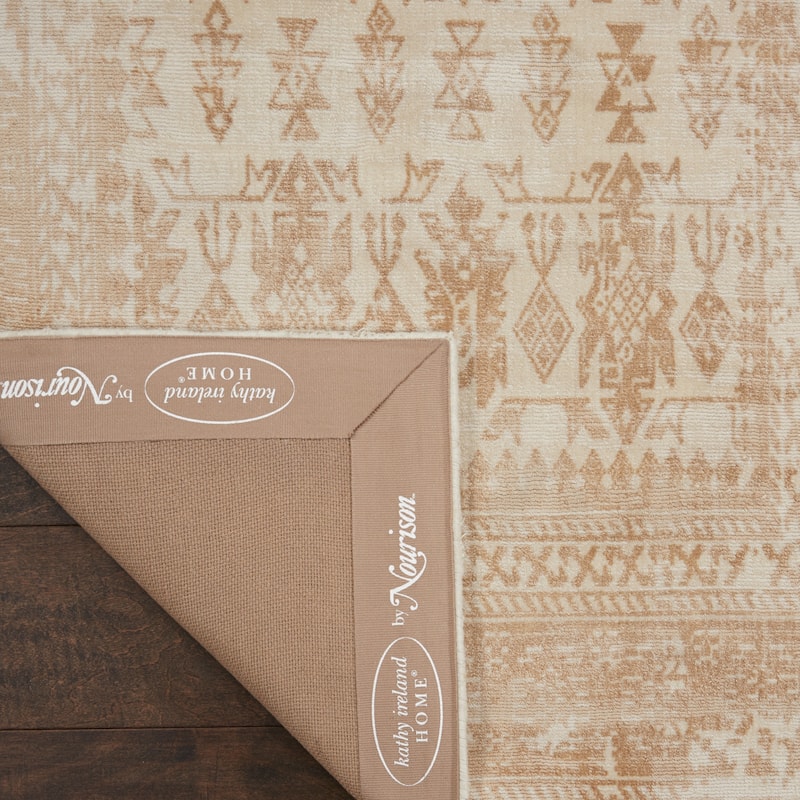 Desert Skies Botanical Persian Vintage Area Rug