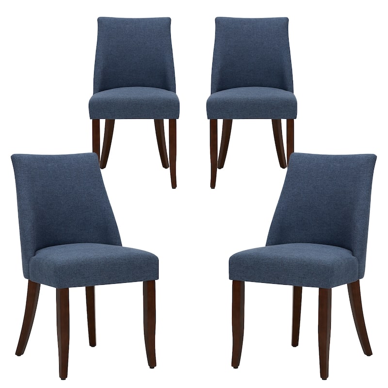 RENEWLINE Contemporary Dining Chair（Set of 2/4/6 - Upholstered Backrest & Wood Frame