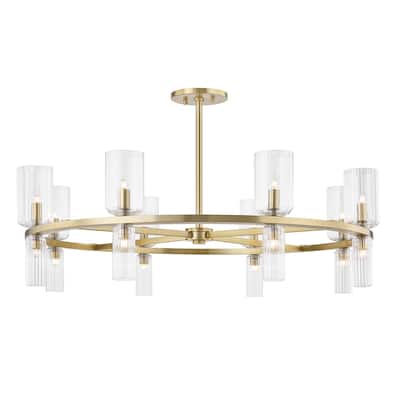 Mitzi by Hudson Valley Lighting Tabitha 16-light Chandelier with Clear Glass