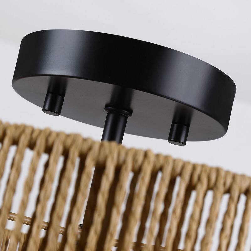 Dorn Tiered Drum Semi-Flush Mount