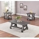 preview thumbnail 5 of 3, End Table Coffee Table with Open Shelf In Sliverv