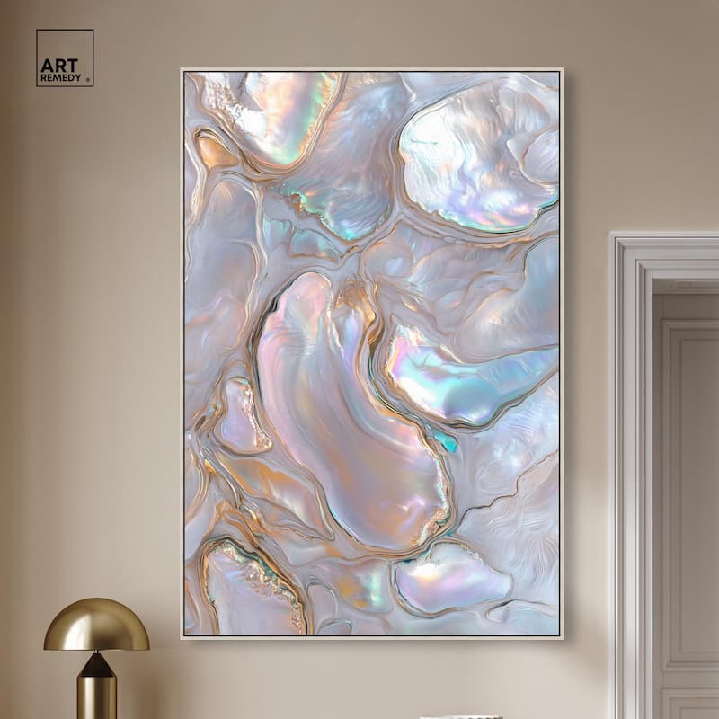 Fluid Preciousness III Canvas by Art Remedy